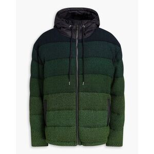 NWT Missoni Dégradé quilted bouclé-knit hooded down jacket $2060